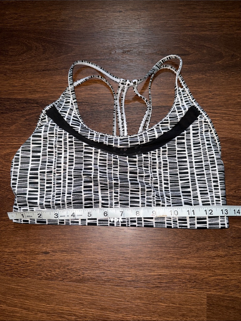 VSX Sport Black & White Striped Sports Bralette - Women Intimates